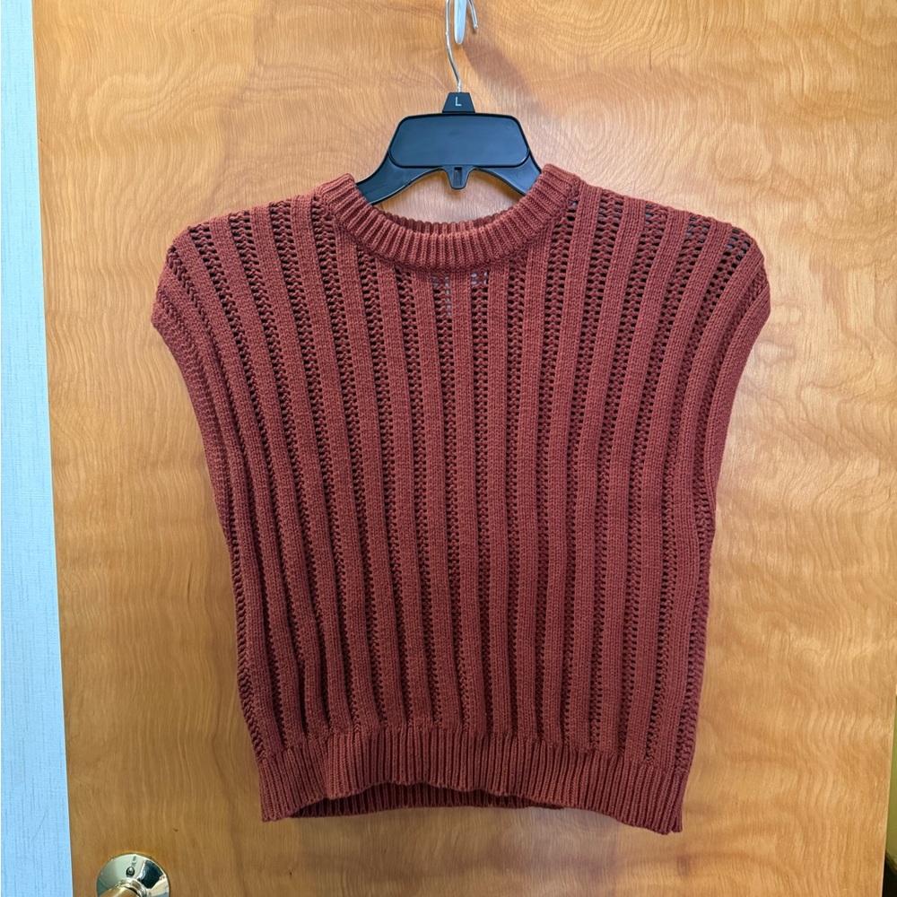 Jessica Simpson Terracotta Knit Top